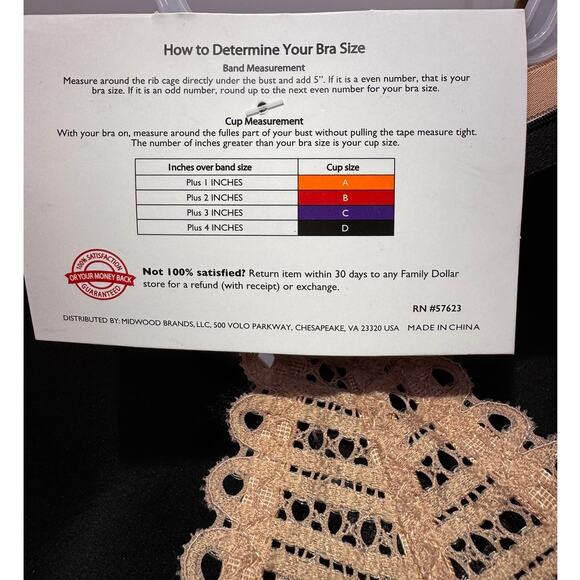 Just Be Intimates Front-Closure Laser-Cut Bra 2-Pack  Size 38C  Black & Nude NWT - Picture 5 of 8